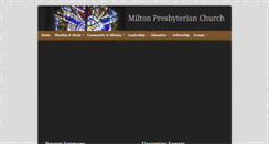 Desktop Screenshot of miltonpreschurch.org