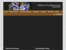 Tablet Screenshot of miltonpreschurch.org